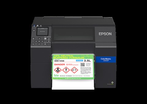 Epson CW-C6030P 高精度全彩色标签打印机