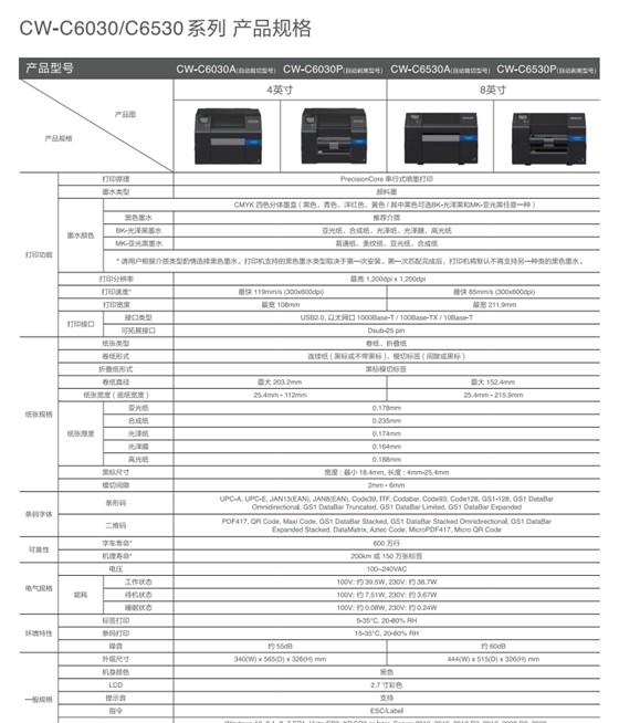 6030P 参数